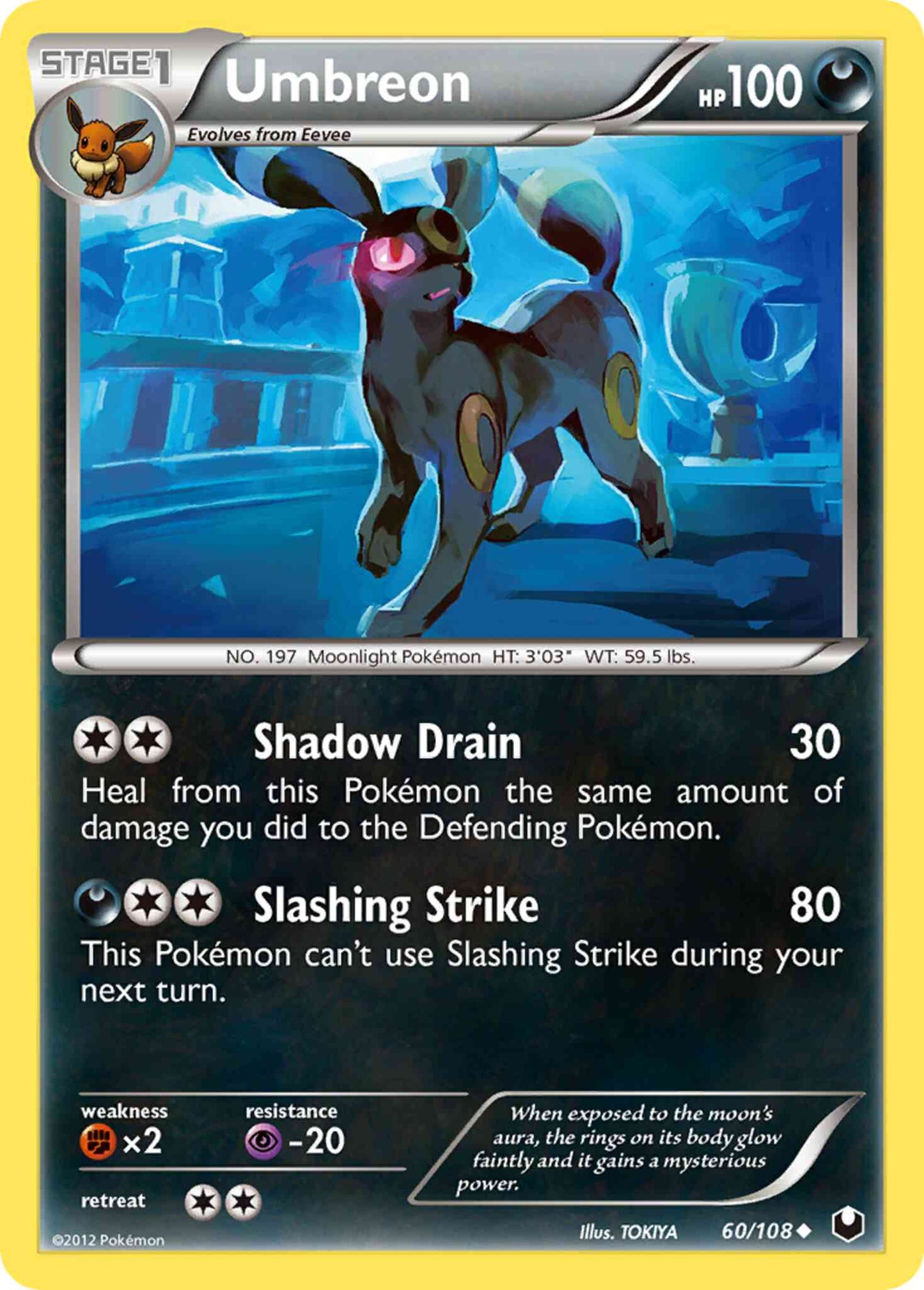 Umbreon - 60/108 - Uncommon [bw5-60] [Non-Holo]