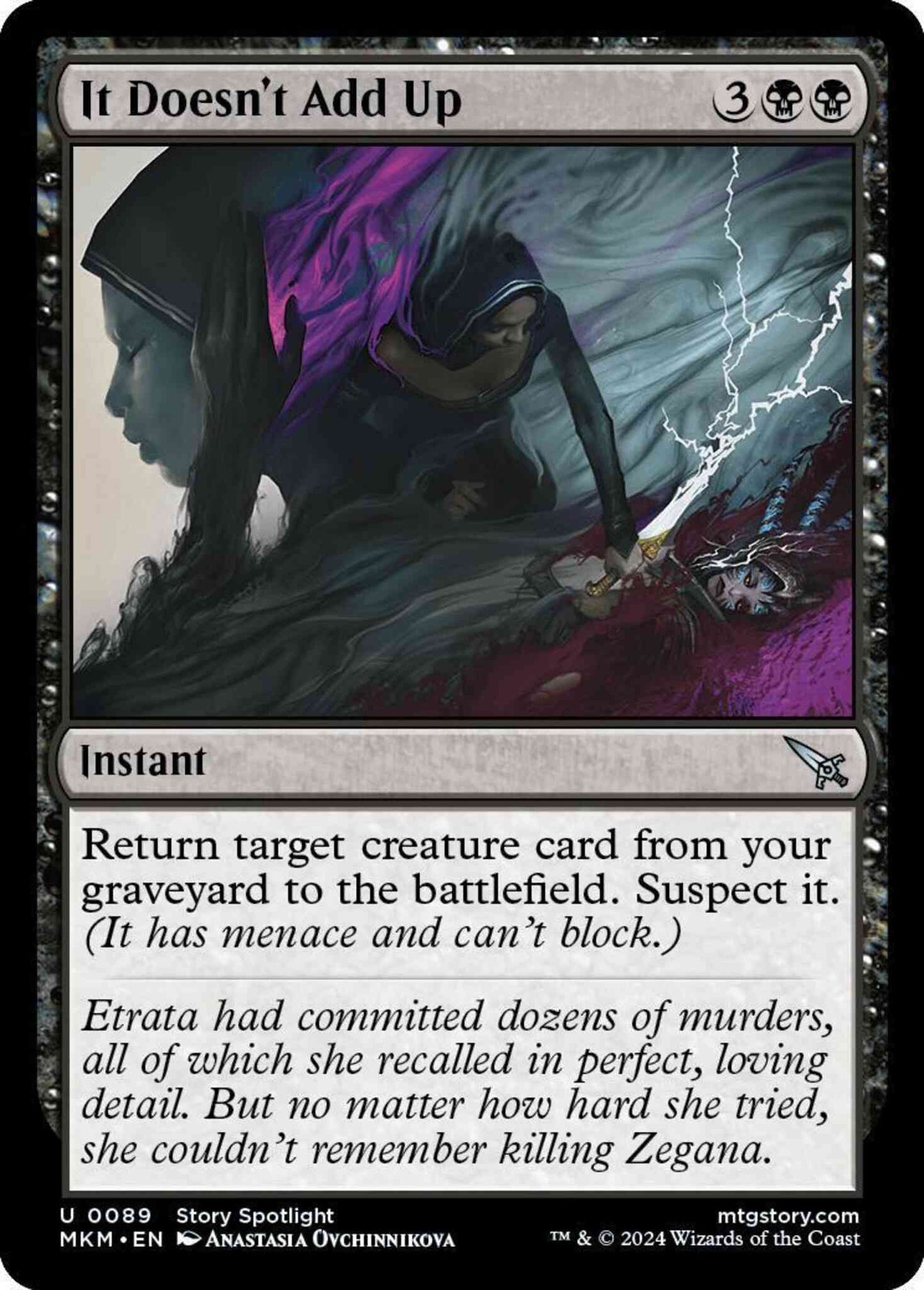 It Doesn't Add Up [89] [Murders at Karlov Manor] [Non-Foil]