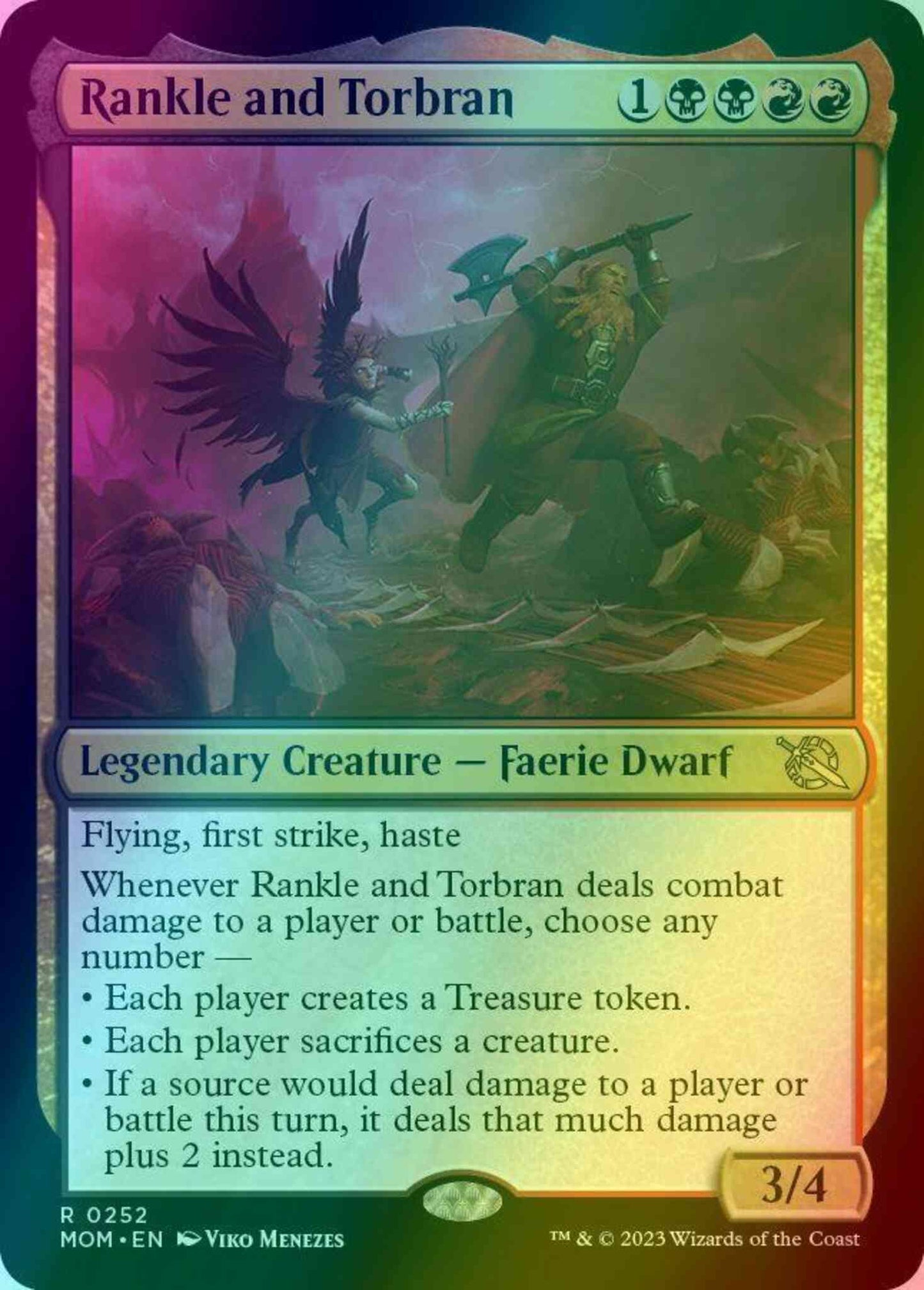 Rankle and Torbran [252] [March of the Machine] [Foil]