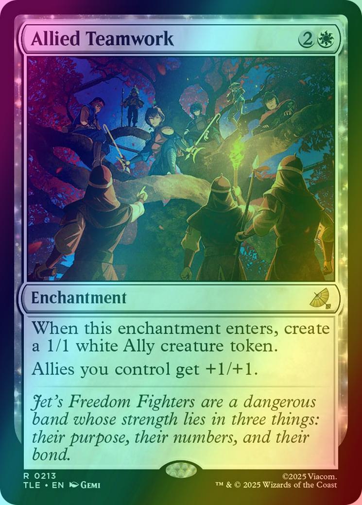 Allied Teamwork [213] [Avatar: The Last Airbender Eternal] [Foil]