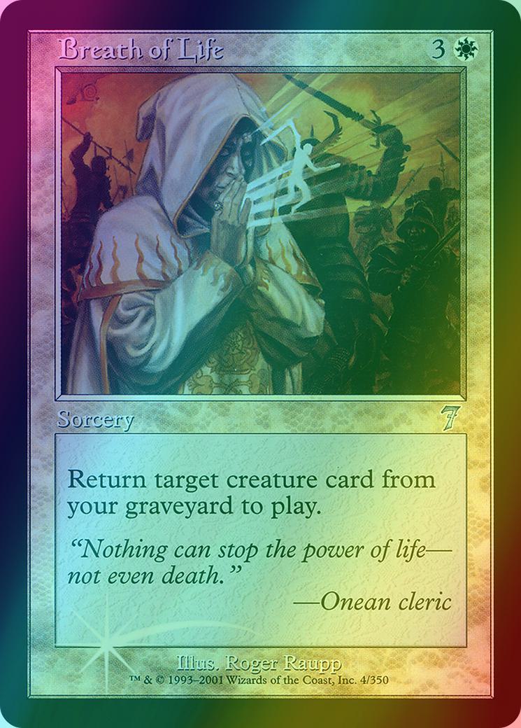 Breath of Life [4x] [Seventh Edition] [Foil]