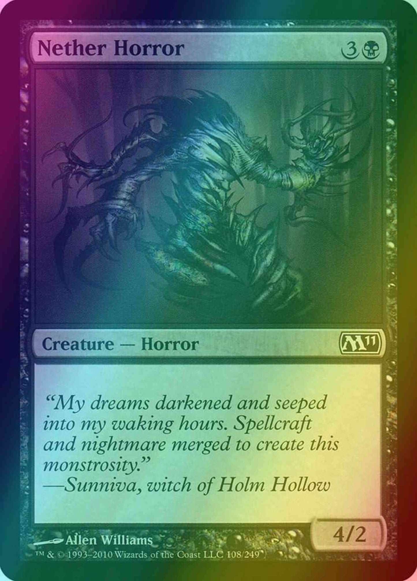 Nether Horror [108] [Magic 2011] [Foil]