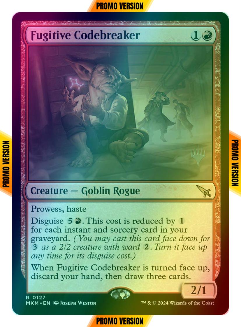 Fugitive Codebreaker [127p] [Promo Pack] [Murders at Karlov Manor: Promos] [Foil]