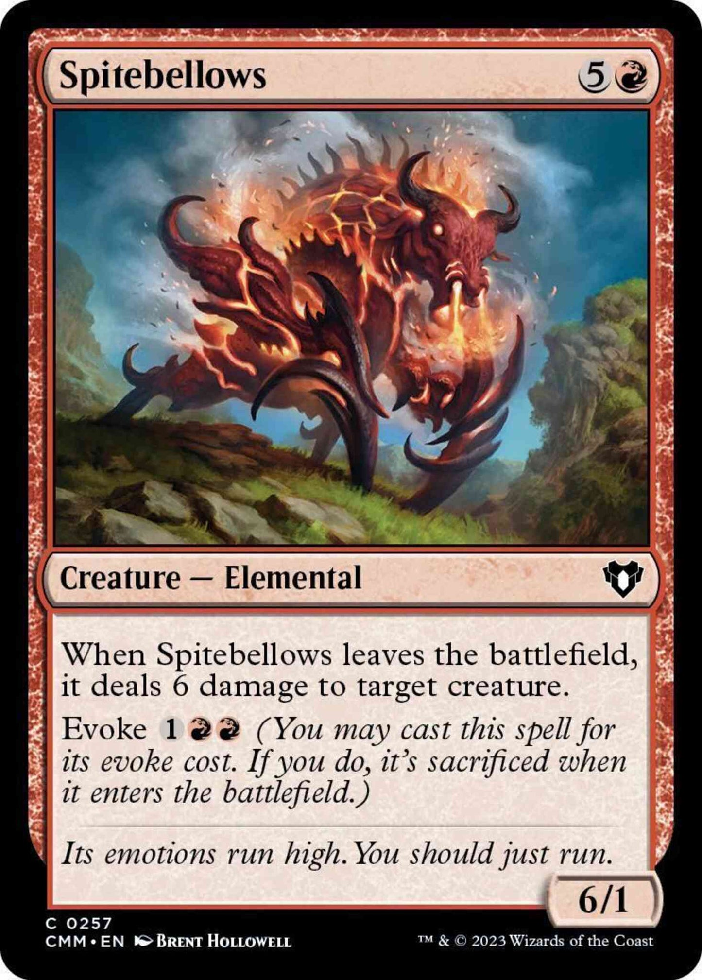 Spitebellows [257] [Commander Masters] [Non-Foil]