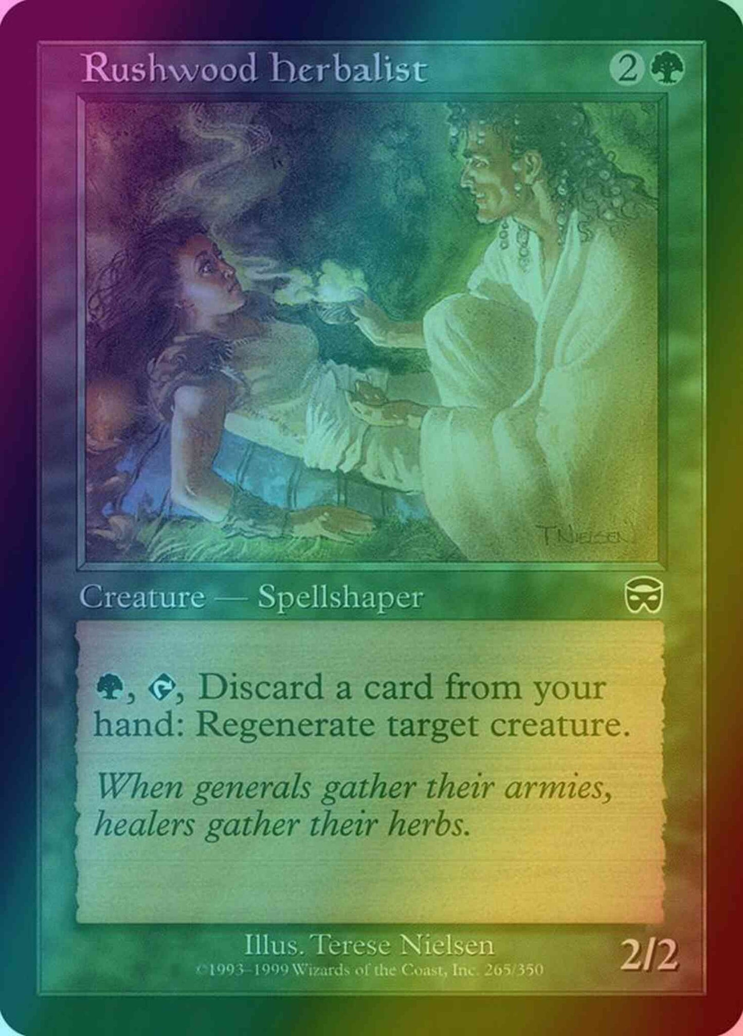 Rushwood Herbalist [265] [Mercadian Masques] [Foil]