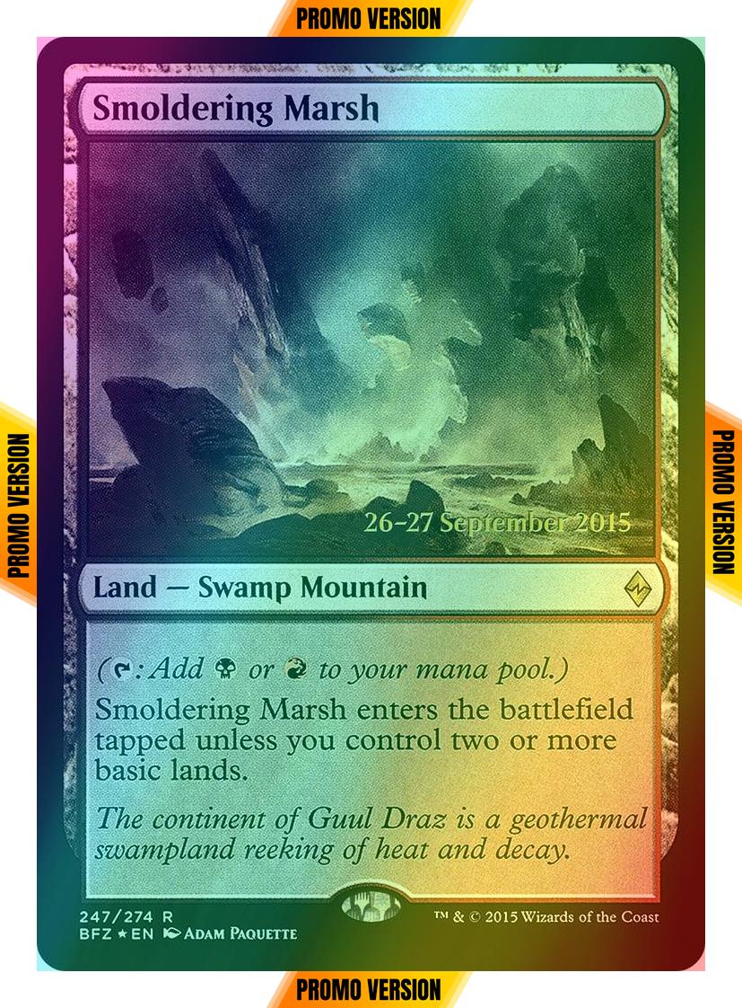 Smoldering Marsh [247s] [Battle for Zendikar Promos] [Foil]