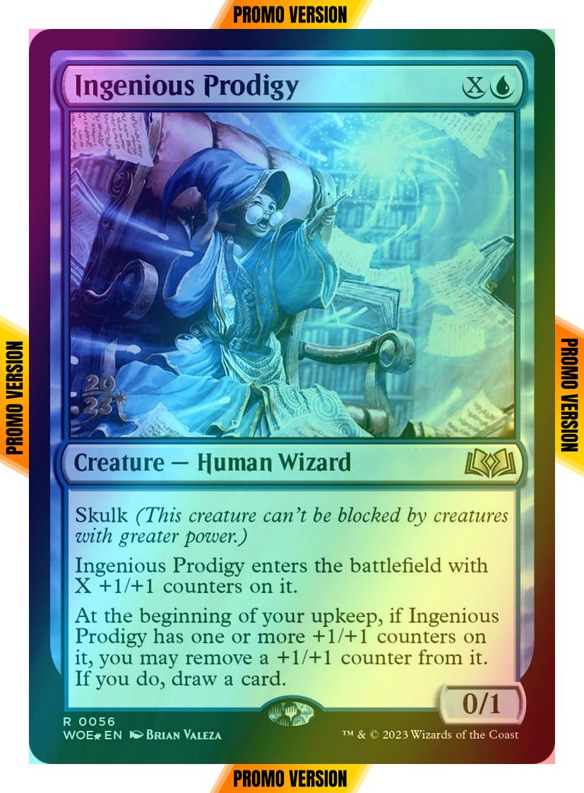 Ingenious Prodigy [56s] [Prerelease] [Wilds of Eldraine: Promos] [Foil]