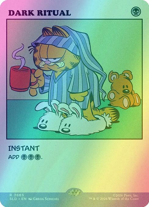 Dark Ritual [2665] [Garfield: As Intended] [Secret Lair Drop] [Foil]