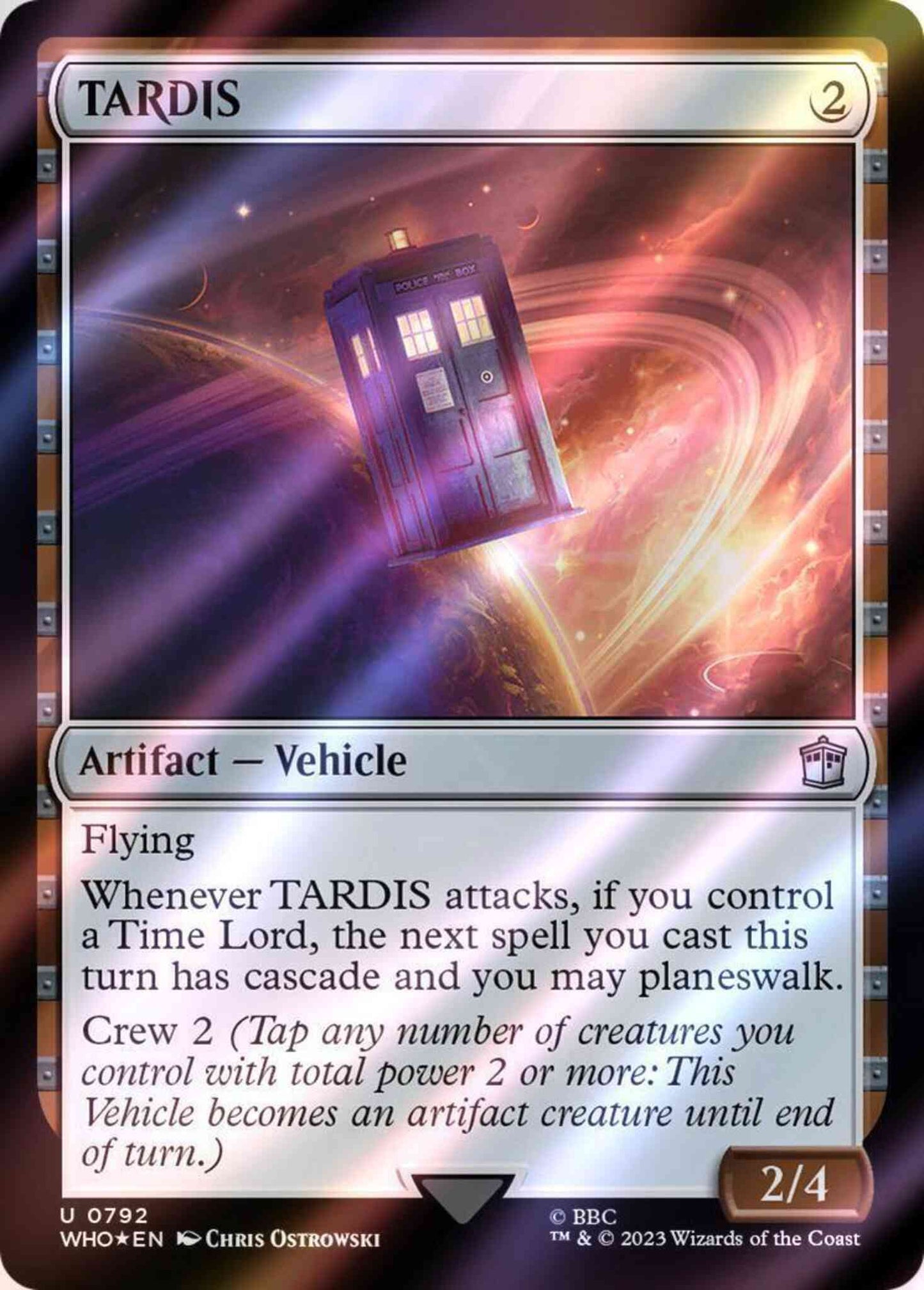 TARDIS [792] [Universes Beyond: Doctor Who] [Surge Foil]
