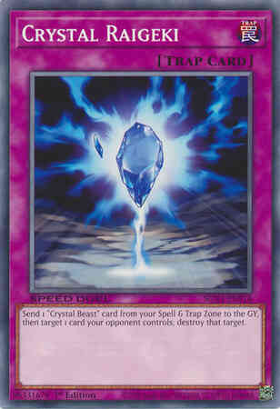 Crystal Raigeki - SGX1-ENF16 - Common - 1st Edition
