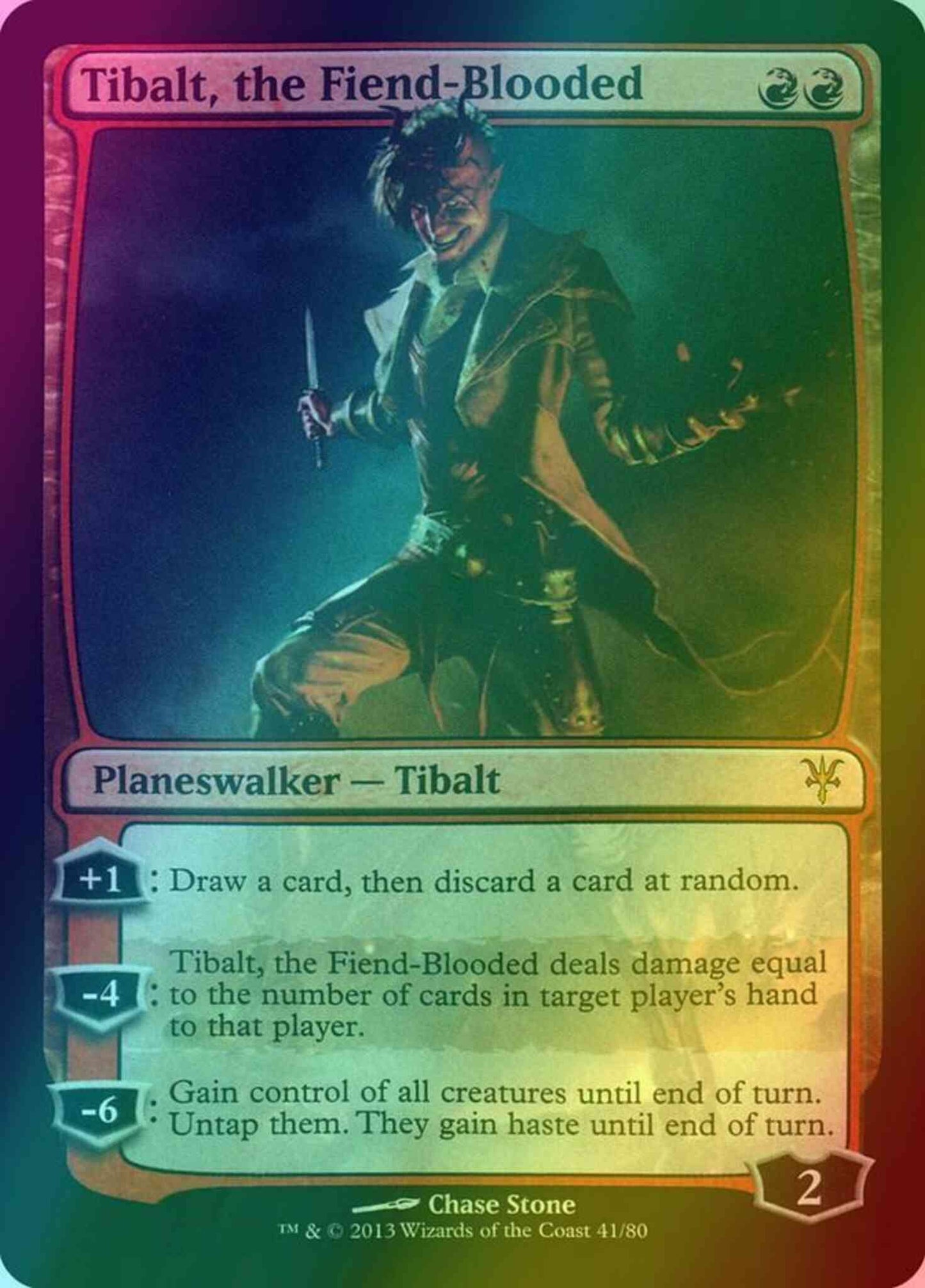 Tibalt, the Fiend-Blooded [41] [Duel Decks Sorin vs Tibalt] [Foil]