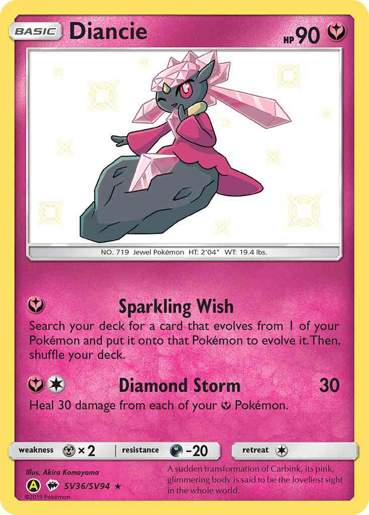 Diancie - SV36/SV94 - Rare Holo [sma-SV36] [Holo]