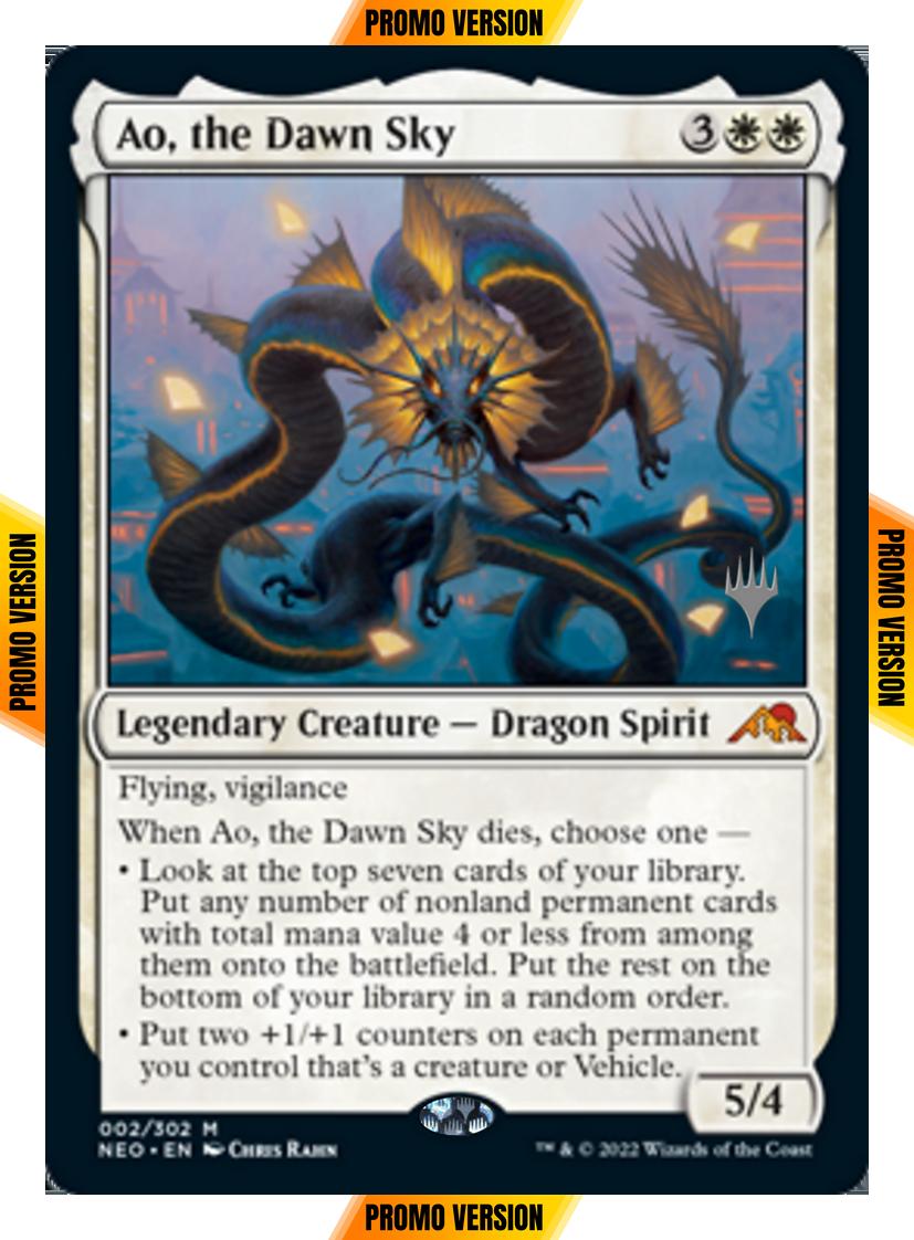 Ao, the Dawn Sky [Promo Pack] [2p] [Kamigawa: Neon Dynasty: Promos] [Non-Foil]