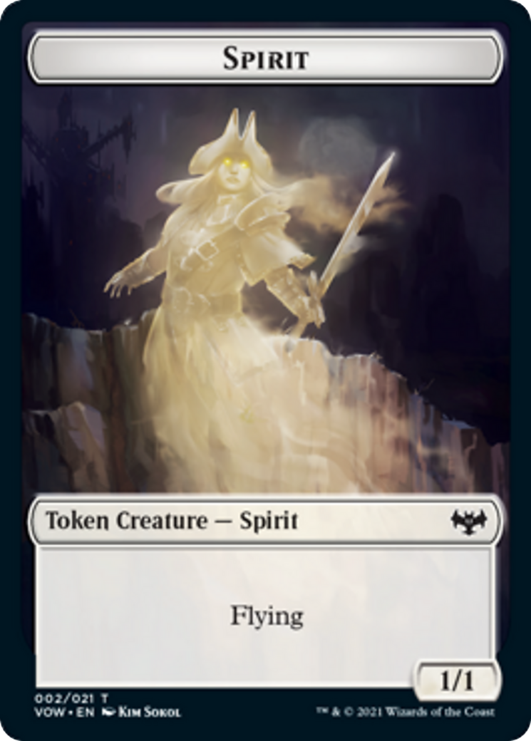 Copy Token (19) // Spirit Token (02) [Innistrad: Crimson Vow: Tokens] [Non-Foil]