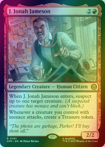 J. Jonah Jameson [81] [Marvel's Spider-Man] [Foil] – Face to Face Games