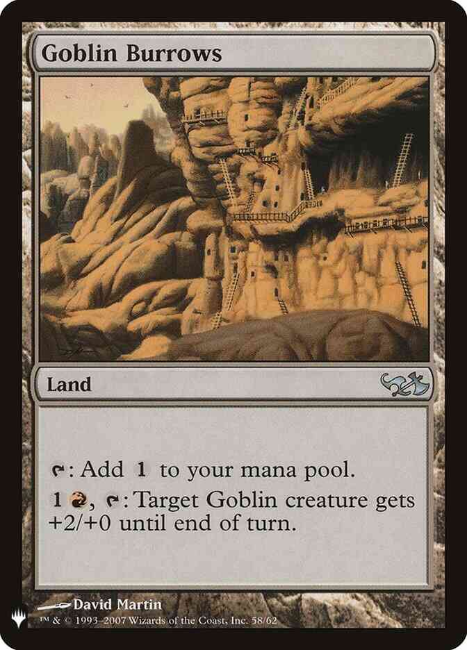 Goblin Burrows [DD1-58] [The List] [Non-Foil]