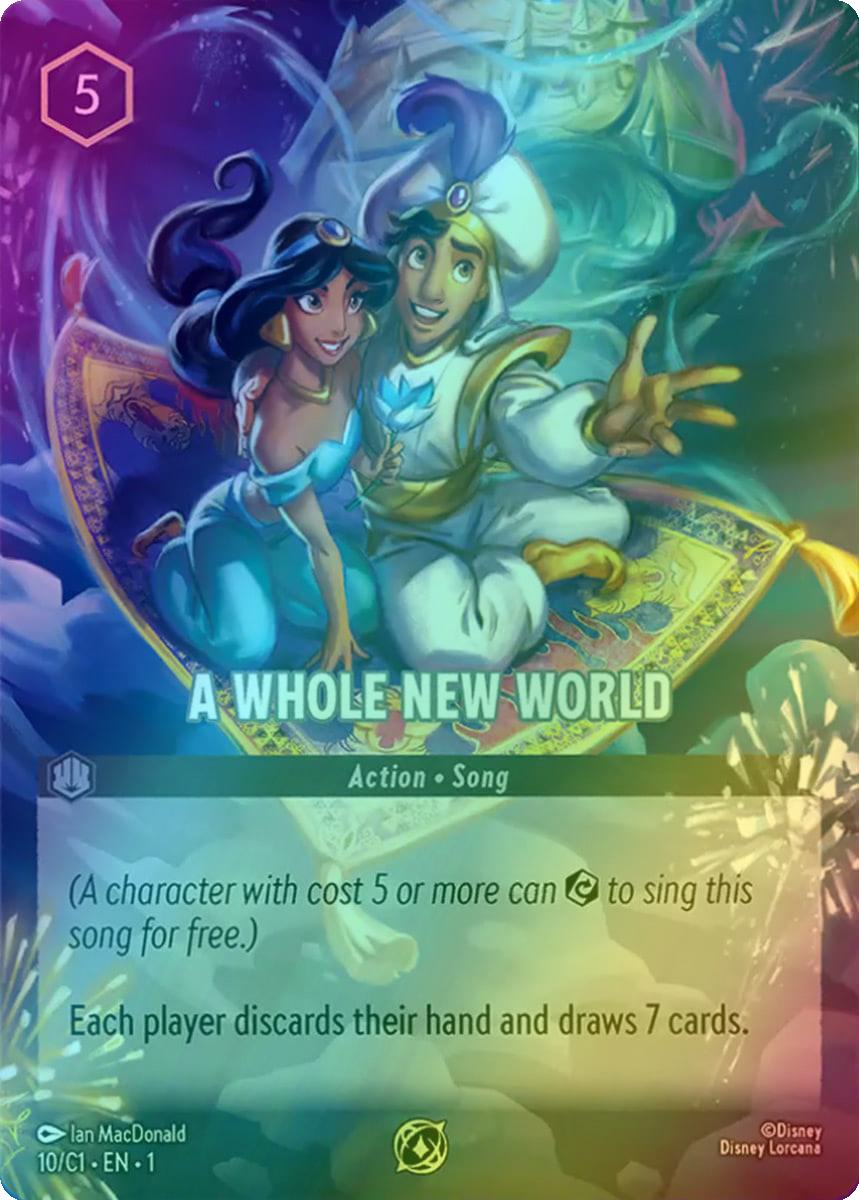 A Whole New World - 10/C1 [Disney Lorcana Promo Cards] [Holofoil]