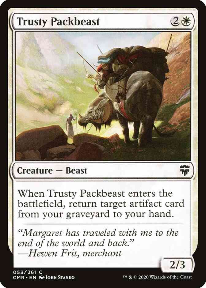 Trusty Packbeast [53] [Commander Legends] [Non-Foil]