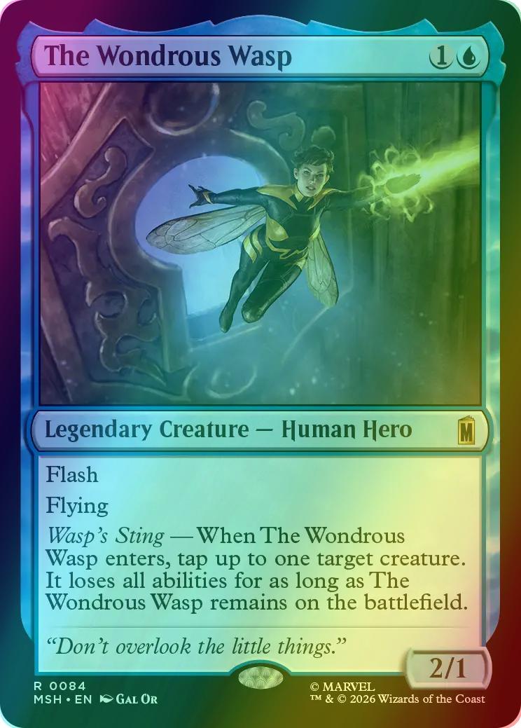 The Wondrous Wasp [84] [Marvel Super Heroes] [Foil]