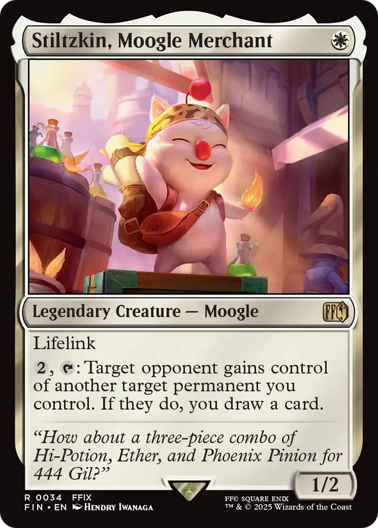 Stiltzkin, Moogle Merchant [34] [FINAL FANTASY] [Non-Foil]
