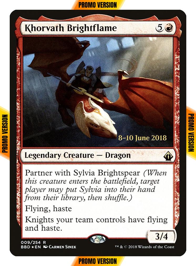 Khorvath Brightflame [9s] [Battlebond Promos] [Foil]
