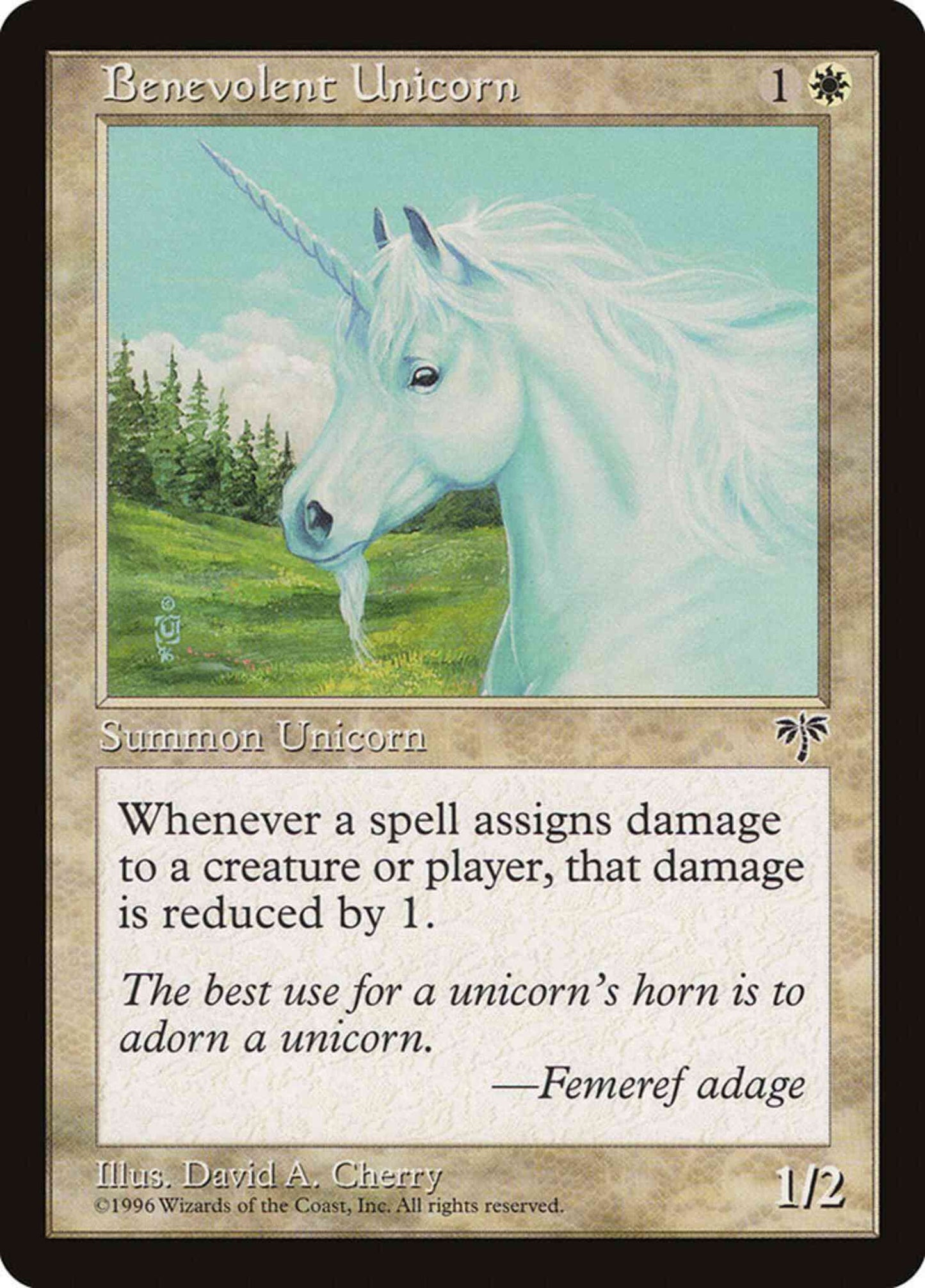 Benevolent Unicorn [4] [Mirage] [Non-Foil]