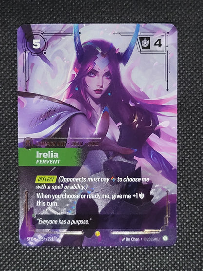 Irelia - Fervent — Signature|Foil — ID 19208