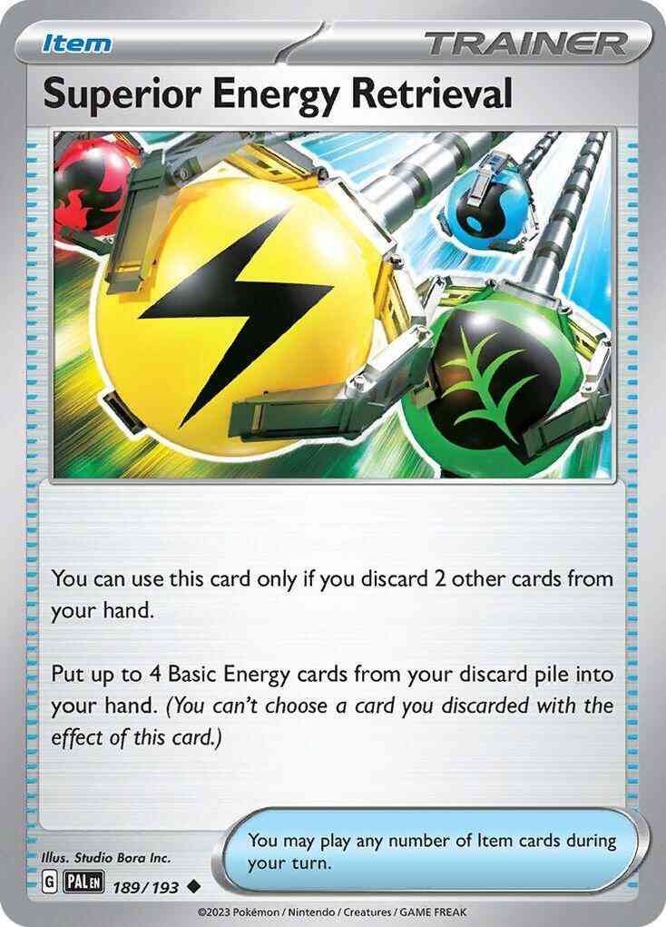 Superior Energy Retrieval - 189/193 - Uncommon [sv02-189] [Non-Holo]