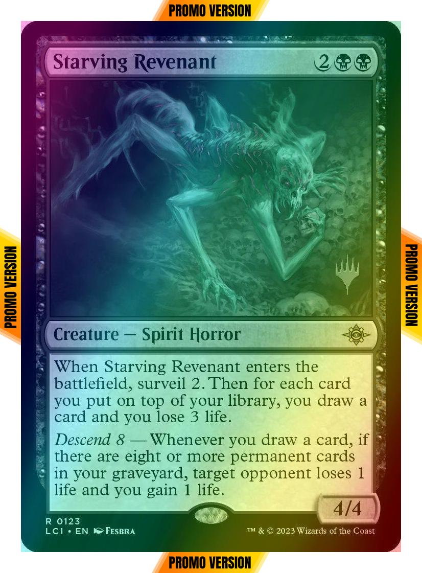Starving Revenant [123p] [Promo Pack] [The Lost Caverns of Ixalan: Promos] [Foil]
