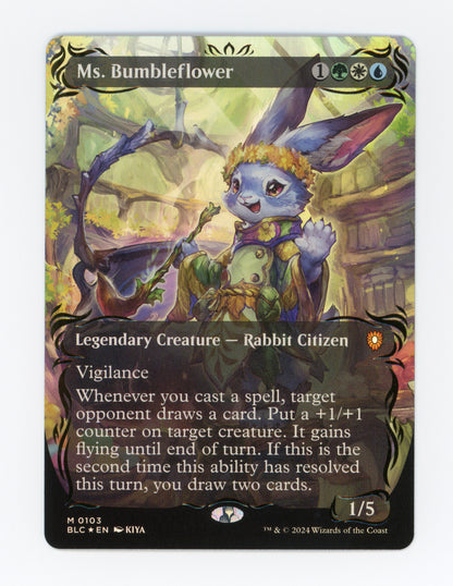 Ms. Bumbleflower — Borderless|Anime|Raised Foil — ID 17938