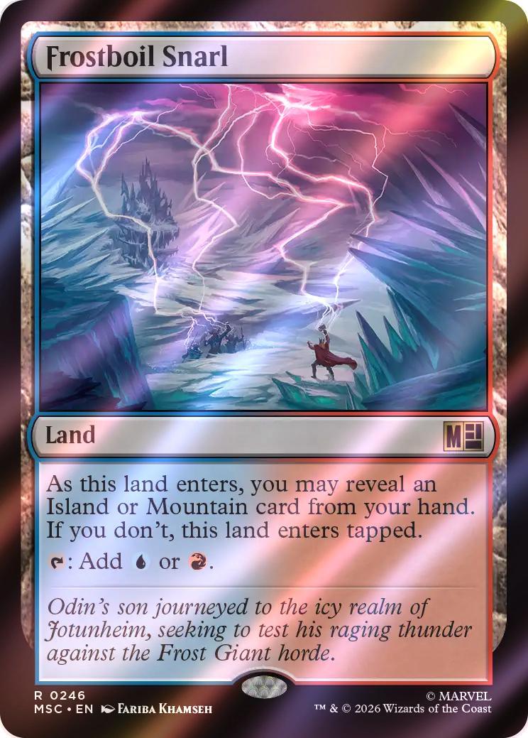 Frostboil Snarl [246] [Marvel Super Heroes: Commander] [Surge Foil]