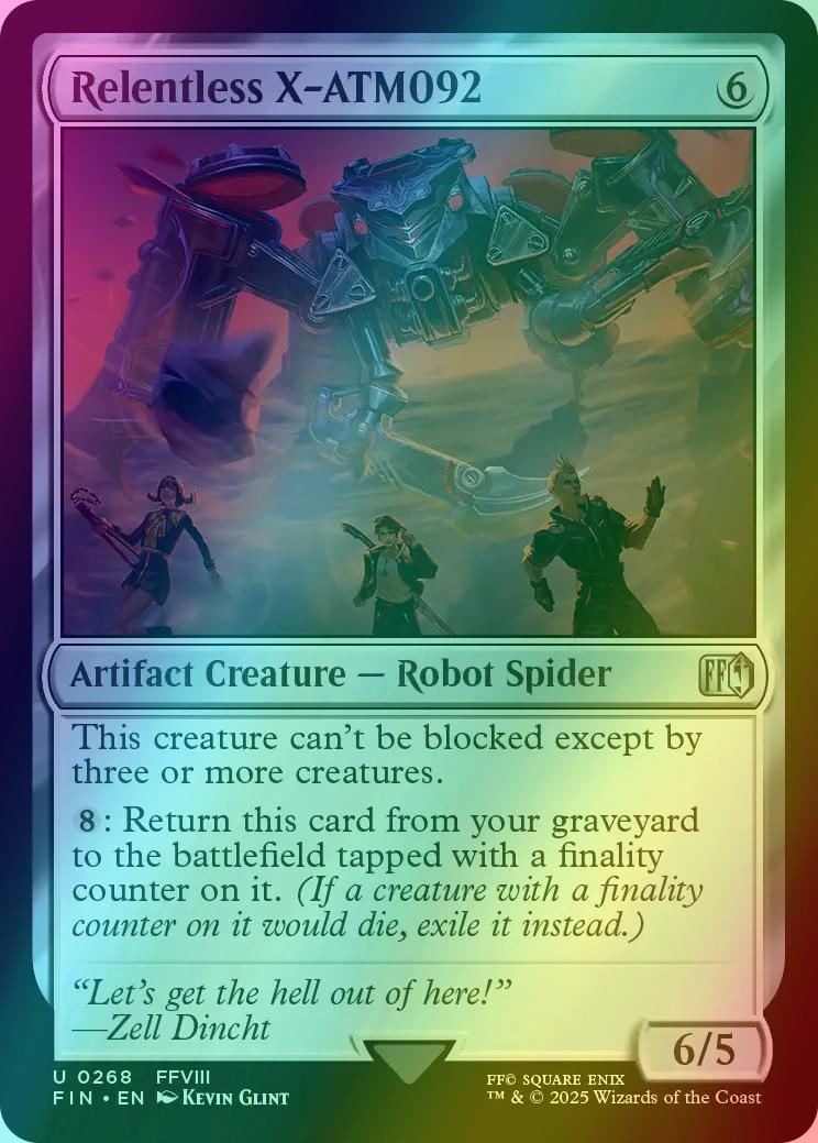 Relentless X-ATM092 [268] [FINAL FANTASY] [Foil]