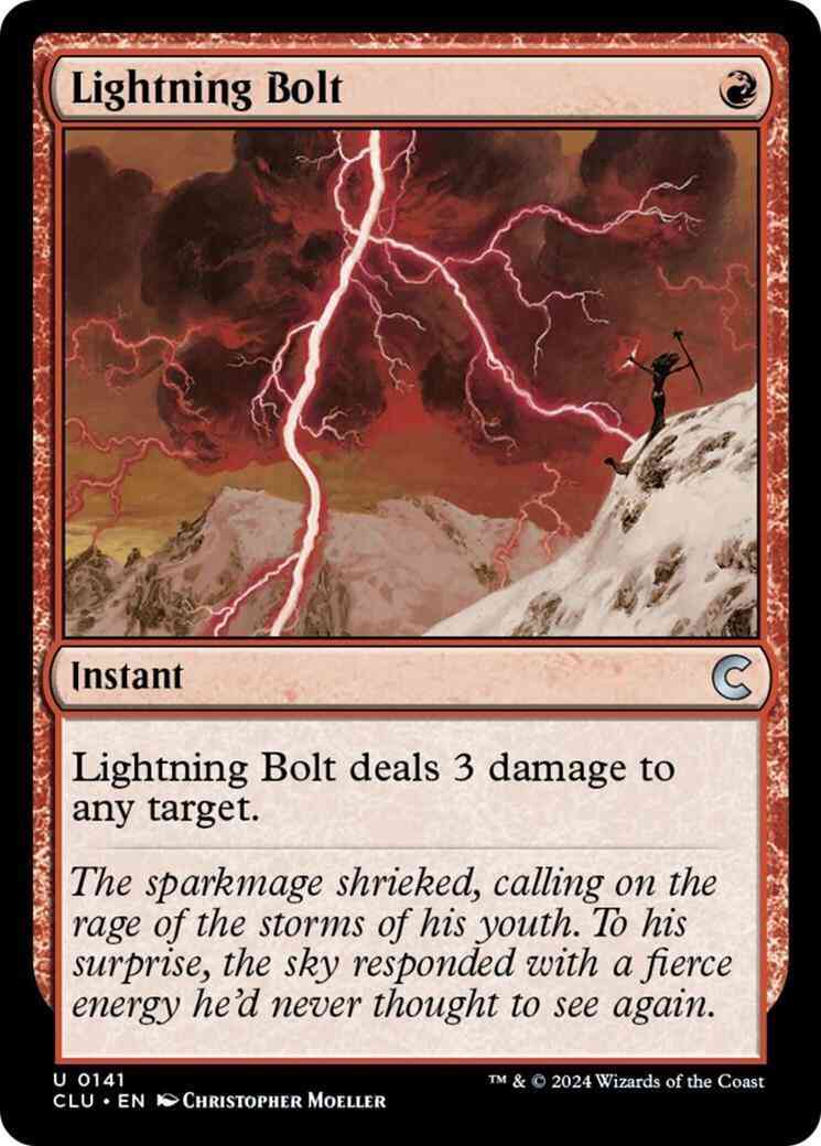 Lightning Bolt [141] [Ravnica: Clue Edition] [Non-Foil]