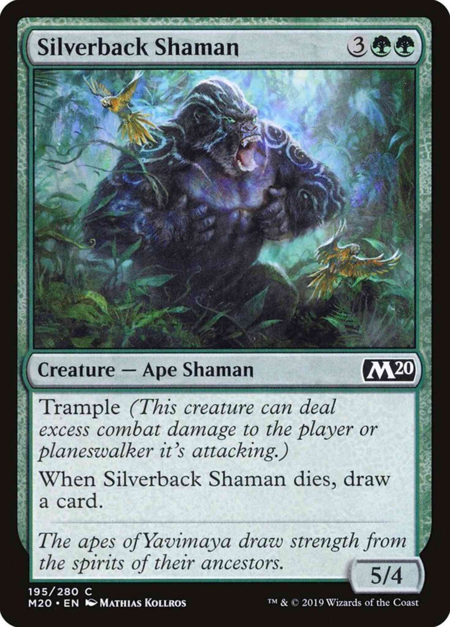Silverback Shaman [195] [Core Set 2020] [Non-Foil]