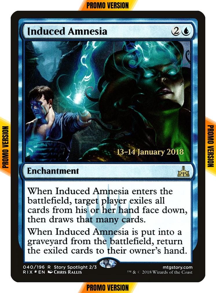 Induced Amnesia [40s] [Rivals of Ixalan Promos] [Foil]