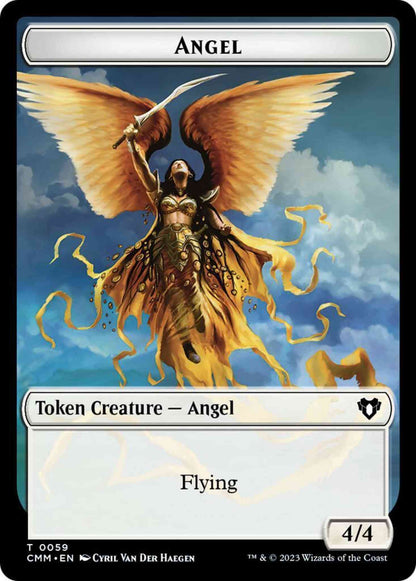 Angel Token (59) // Copy Token (55) [Commander Masters: Tokens] [Non-Foil]