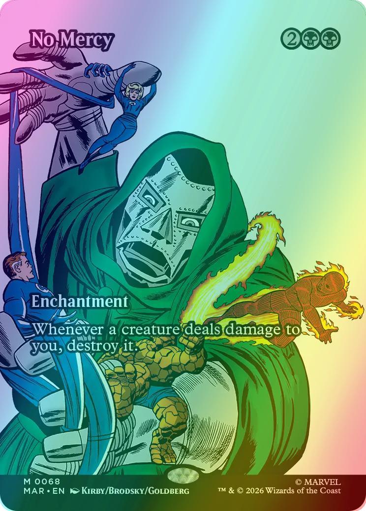 No Mercy [68] [Borderless] [Source Material] [Marvel Universe] [Foil]