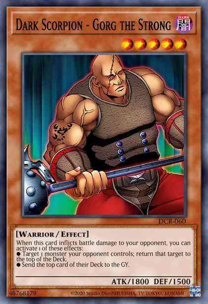 Dark Scorpion - Gorg the Strong - SBCB-EN155 - Common - 1st Edition
