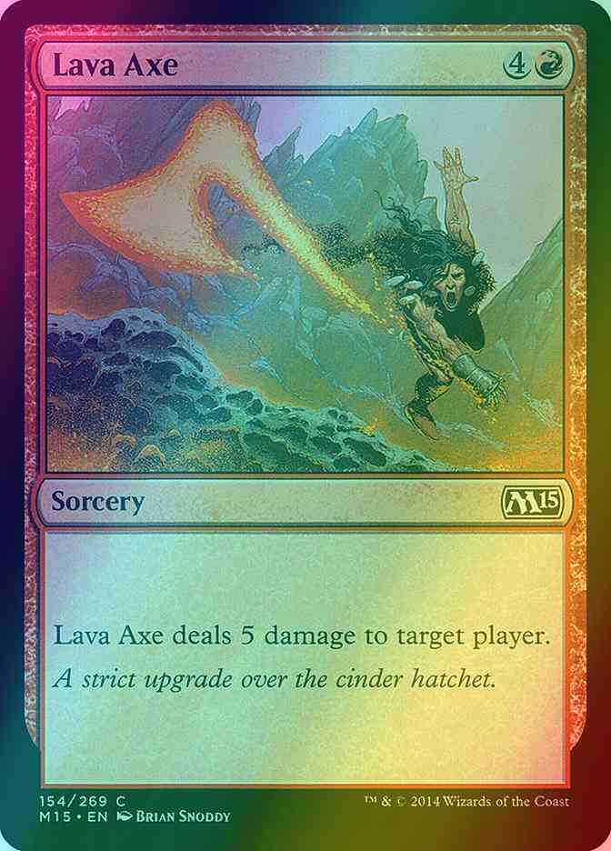 Lava Axe [154] [Magic 2015] [Foil]