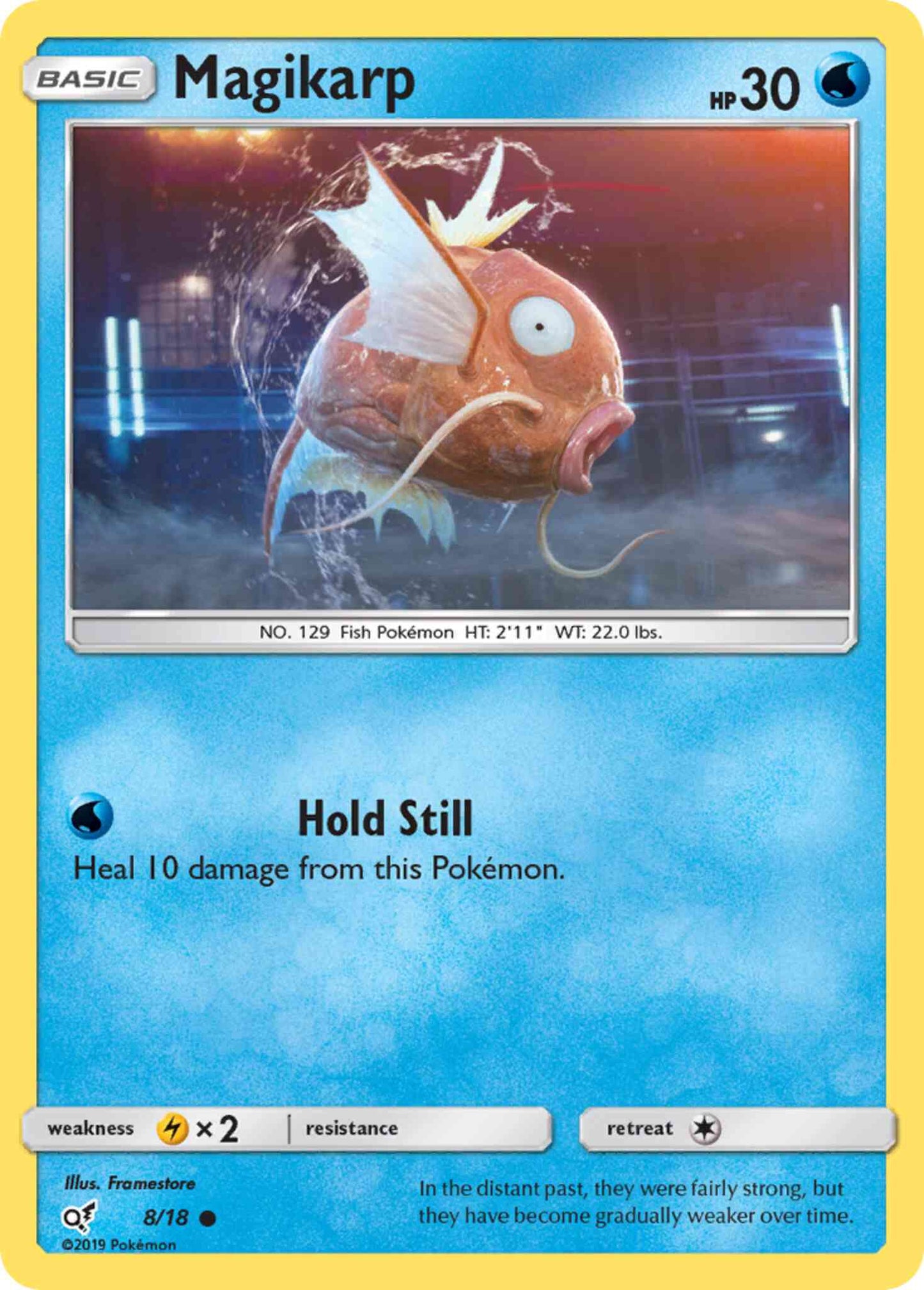Magikarp - 8/18 - Common [det1-8] [Holo]