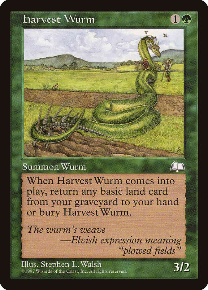 Harvest Wurm [130] [Weatherlight] [Non-Foil]