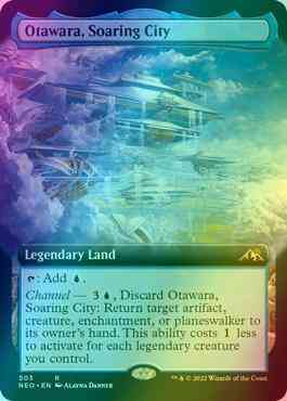 Otawara, Soaring City [503] [Extended Art] [Kamigawa: Neon Dynasty] [Foil]