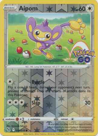 Aipom - 056/078 - Common [pgo-056] [Reverse Holo]