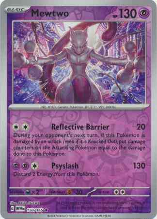 Mewtwo - 150/165 - Rare [sv035-150] [Reverse Holo]