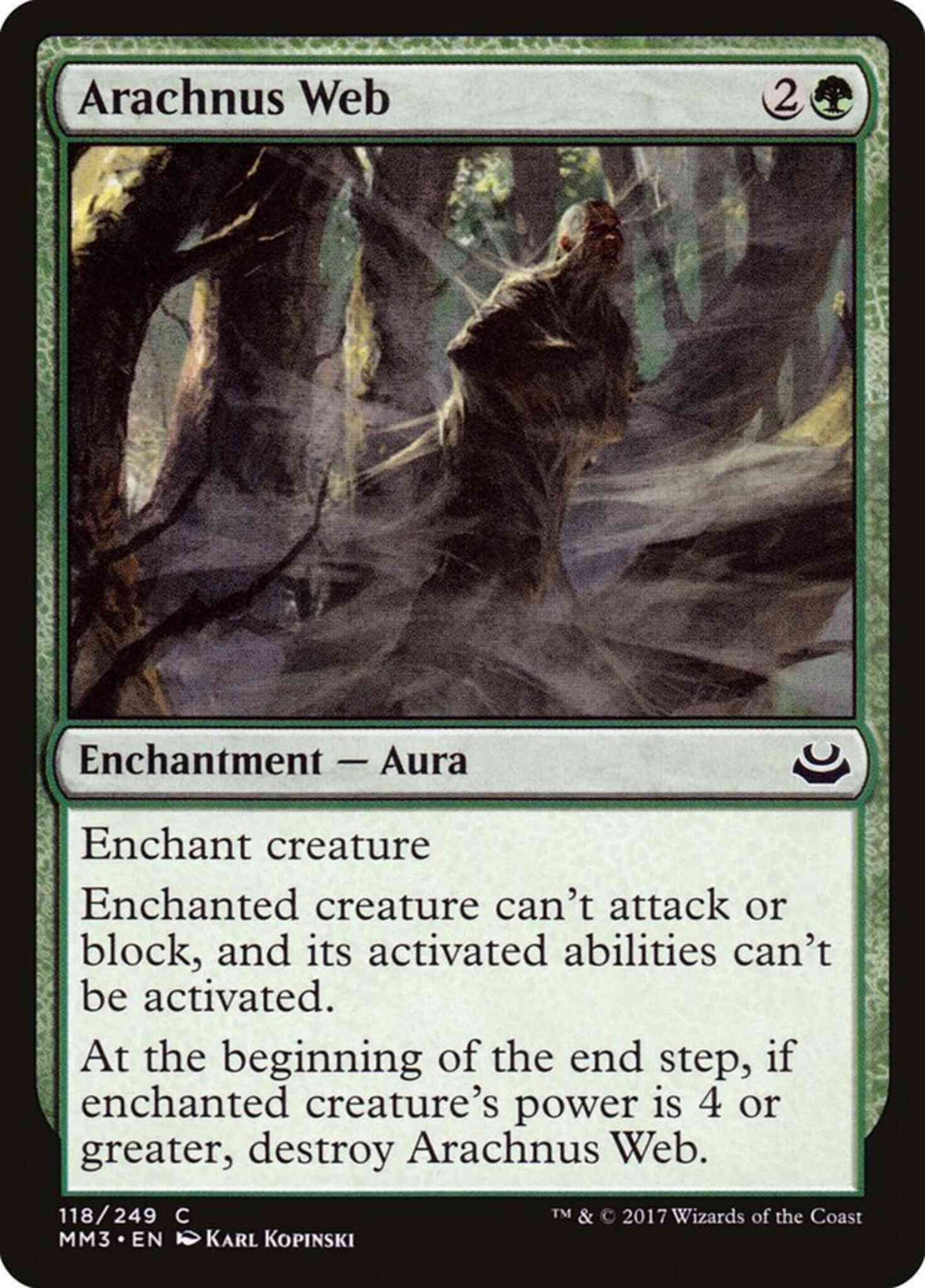 Arachnus Web [118] [Modern Masters 2017] [Non-Foil]