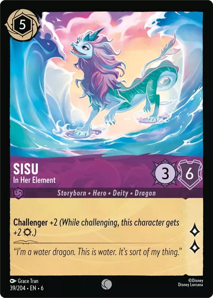 Sisu - In Her Element - 39/204 [Azurite Sea] [Non-Foil]