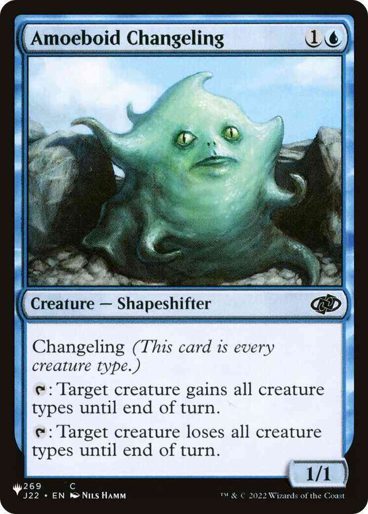 Amoeboid Changeling [J22-269] [The List] [Non-Foil]