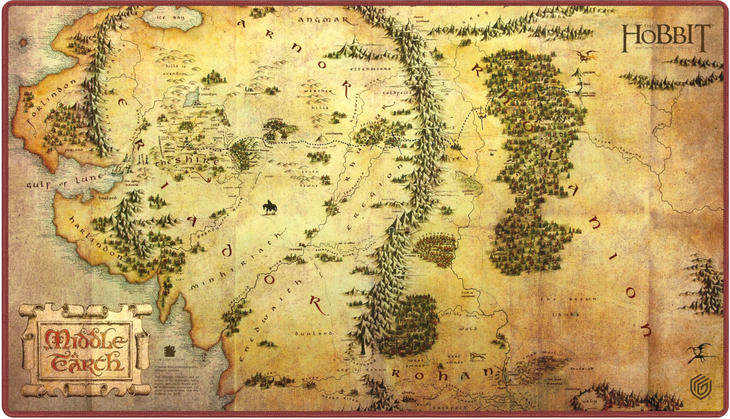 Ultimate Guard MTG Playmat - The Hobbit - Map - Middle-Earth