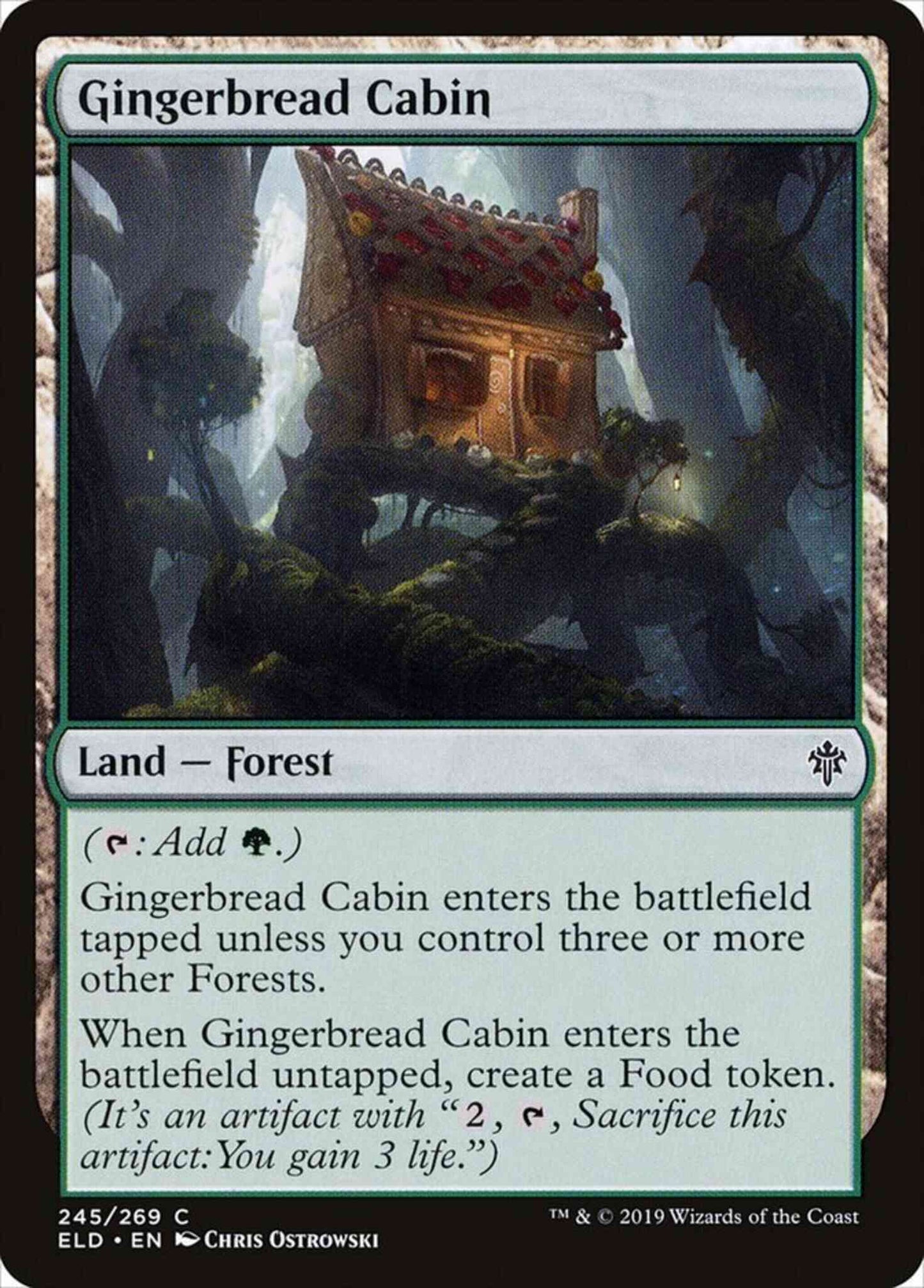 Gingerbread Cabin [245] [Throne of Eldraine] [Non-Foil]