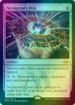 Nevinyrral's Disk [298] [Modern Horizons 2] [Etched Foil]